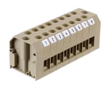 PTR DIN rail terminal blocks available at Electro-Kinetics