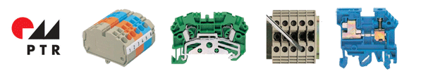 DIN Rail Terminal Blocks from PTR available at Electro-Kinetics